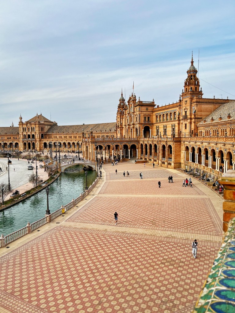 Image of Plaza de España in Seville Spain